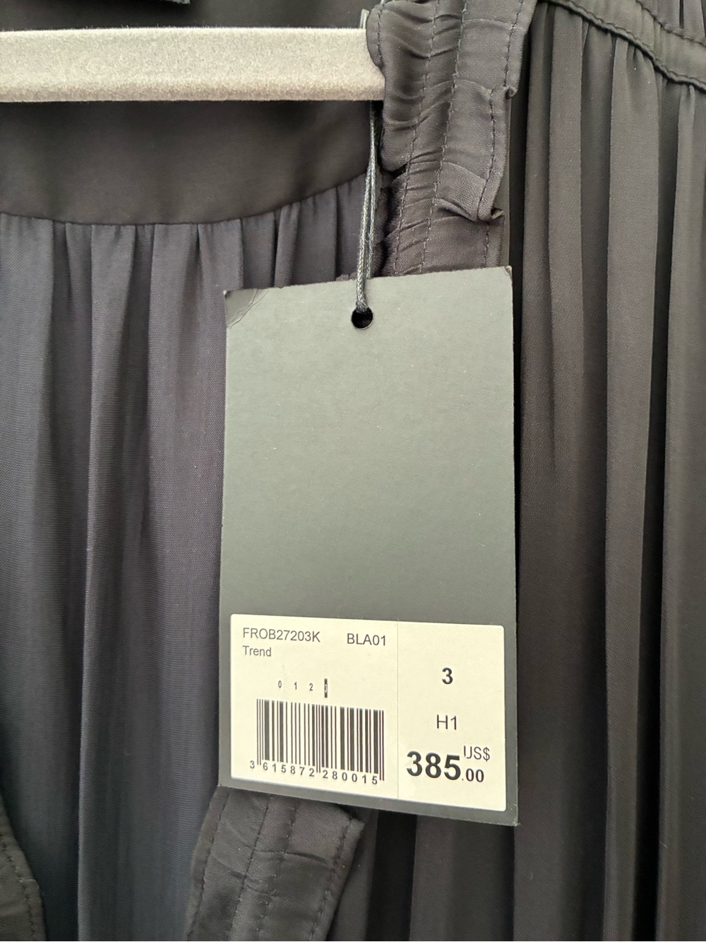 NWT THE KOOPLES BLACK MIDI DRESS SZ L - Picture 10 of 12